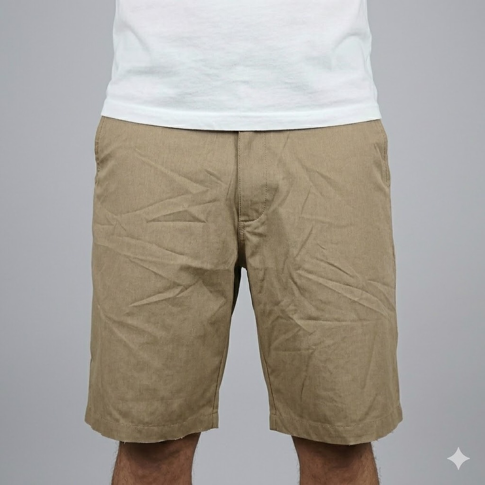 Ron Jon Surf‎ Shop Herringbone Walk Shorts Beach Casual Tan 36